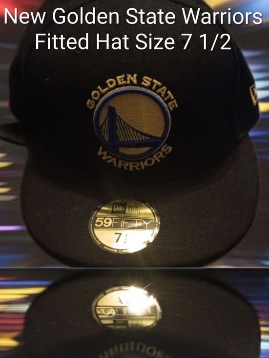 New Era Other - New Era Golden State Warriors Fitted Hat Size 7 1/2